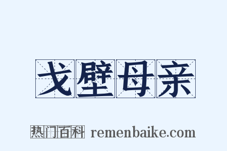 戈壁母亲是什么意思的图片